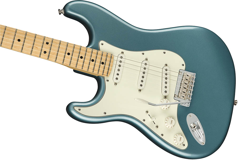 Left handed Fender Player Stratocaster