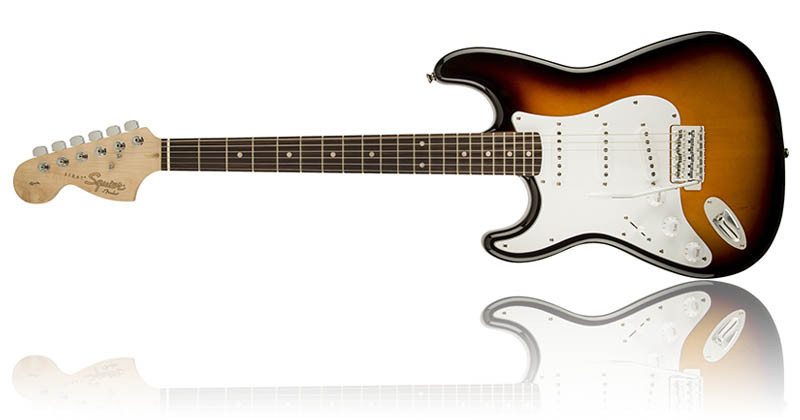 Left handed Squier Affinity Stratocaster