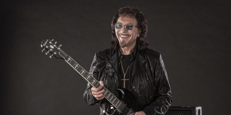 Tony Iommi with Epiphone SG