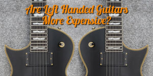Left and right handed ESP LTD EC-1000s mirroring each other