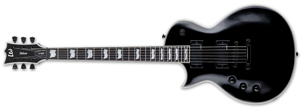 Left Handed ESP Guitars - Black LTD EC-1000S Fluence LH