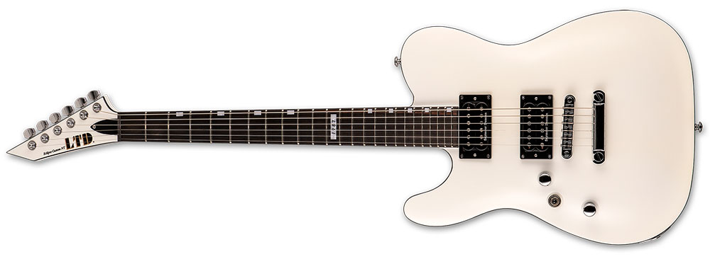 Left Handed ESP Guitars - Pearl White LTD Eclipse NT '87 LH