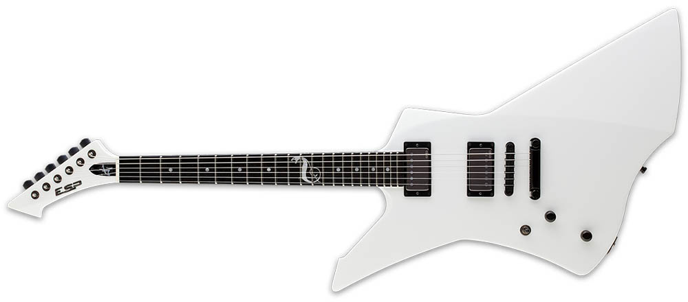 Left Handed ESP Guitars - Snow White ESP Snakebyte LH