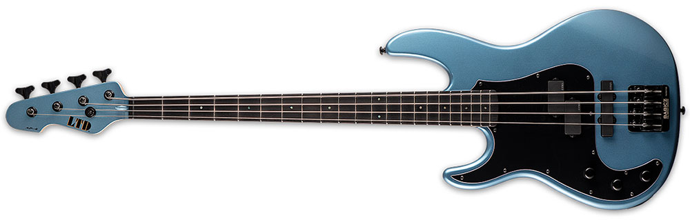Left Handed ESP Bass Guitars - Pelham Blue LTD AP-4 LH