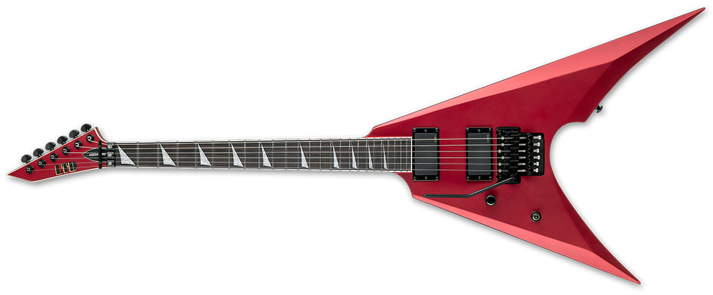 Left Handed ESP Guitars - Candy Apple Red Satin LTD Arrow-1000 LH