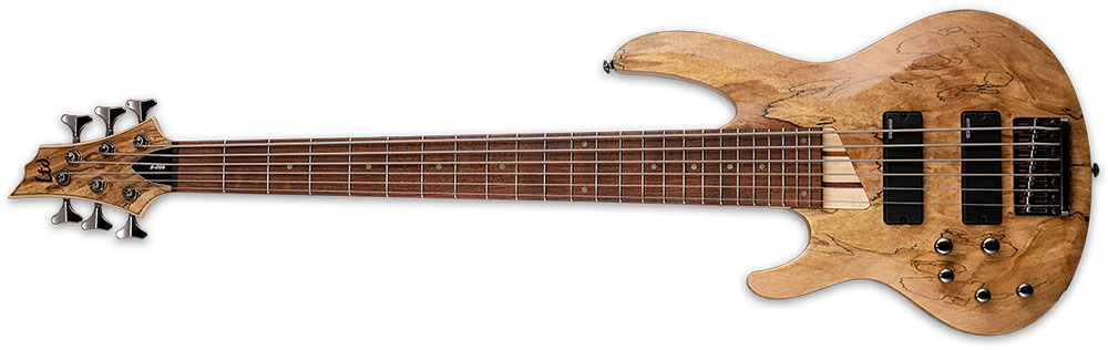 Left Handed ESP Bass Guitars - Natural Satin LTD B-206SM LH