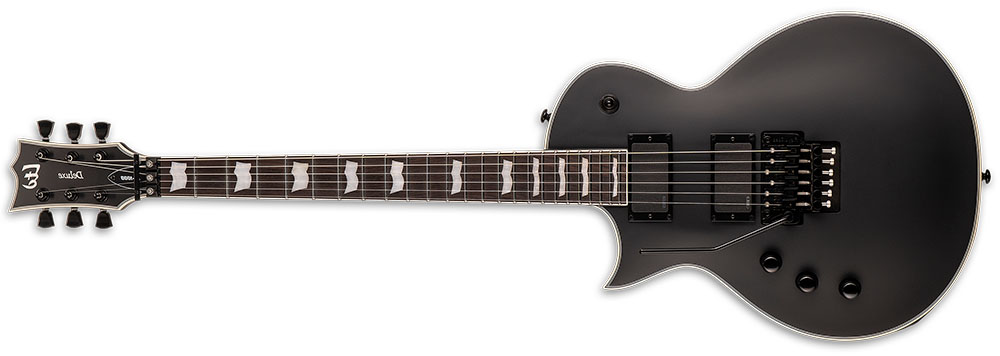 Left Handed ESP Guitars - Black Satin LTD EC-1000FR LH