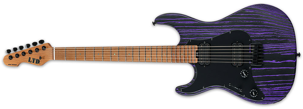 Left Handed ESP Guitars - Purple Blast LTD SN-1000HT LH