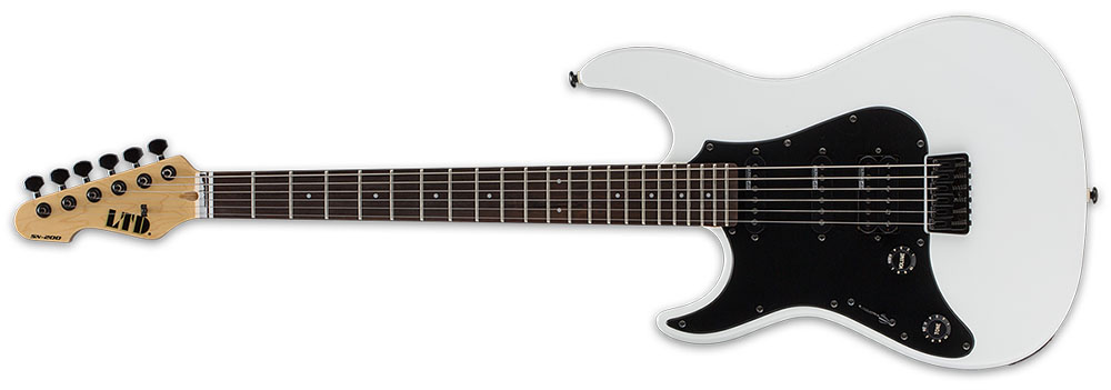 Left Handed ESP Guitars - Snow White LTD SN-200HT LH