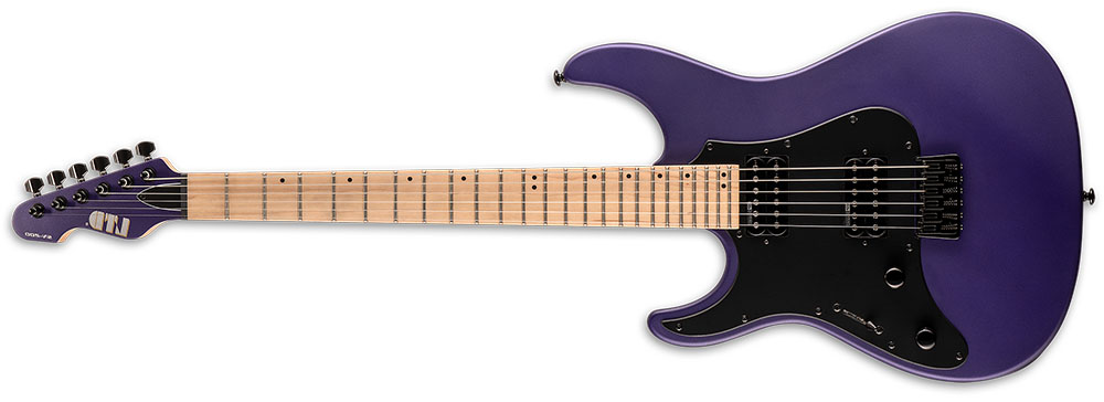 Left Handed ESP Guitars - Dark Metallic Purple Satin LTD SN-200HT LH