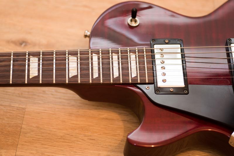 Neck and Bridge Pickup - Left Handed Gibson Les Paul Studio (Wine Red)