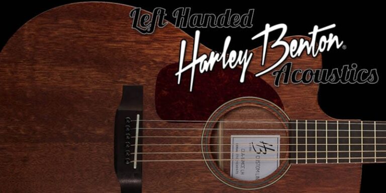 Left Handed Harley Benton Acoustic Guitars - Body of a Harley Benton CLA-15MCE LH