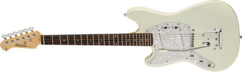 Left handed Harley Benton Guitars - An MS-60LH in vintage white