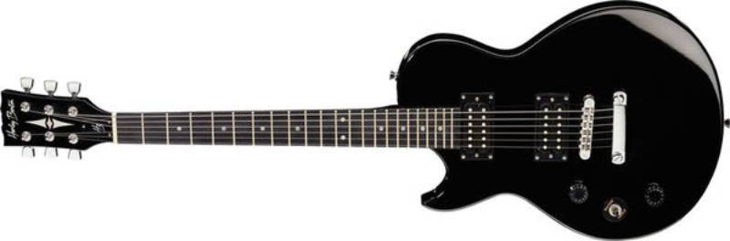 Left handed Harley Benton Guitars - A black SC-200LH