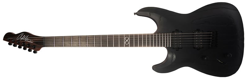 Left Handed Chapman Guitars - ML1 LH Pro Modern with a pitch black satin finish