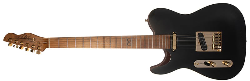 Left Handed Chapman Guitars - ML3 LH Pro Traditional with a classic black gloss finish