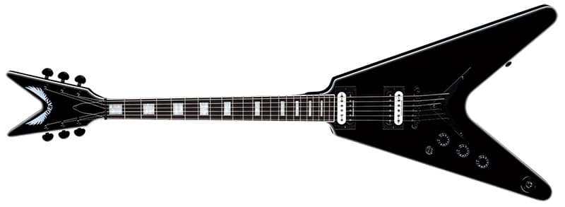 Left Handed Dean Guitars - V Select Classic Black Lefty