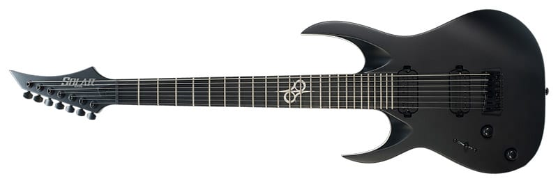 Left Handed Solar Guitars - A2.6C LH with a Carbon Matte finish