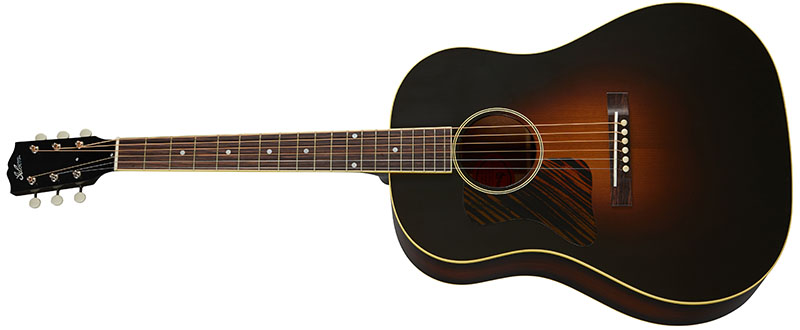 Left Handed Gibson Acoustic Guitars - 1934 Jumbo (Vintage Sunburst)