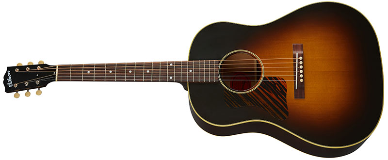 Left Handed Gibson Acoustic Guitars - 1936 J-35 (Vintage Sunburst)