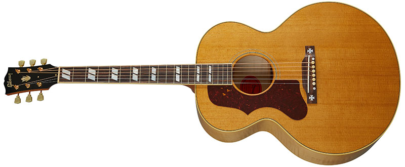 Left Handed Gibson Acoustic Guitars - 1952 J-185 (Antique Natural)