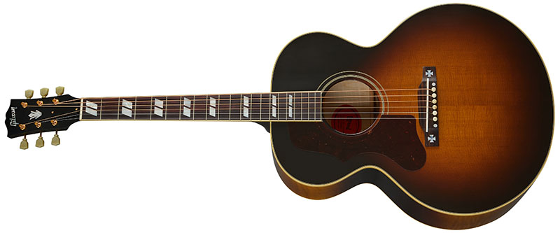 Left Handed Gibson Acoustic Guitars - 1952 J-185 (Vintage Sunburst)
