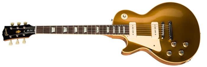 Left Handed Gibson Guitars - 1968 Les Paul Standard Goldtop Reissue (60s Gold)