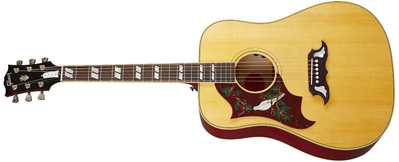 Left Handed Gibson Acoustic Guitars - Dove Original (Antique Natural)