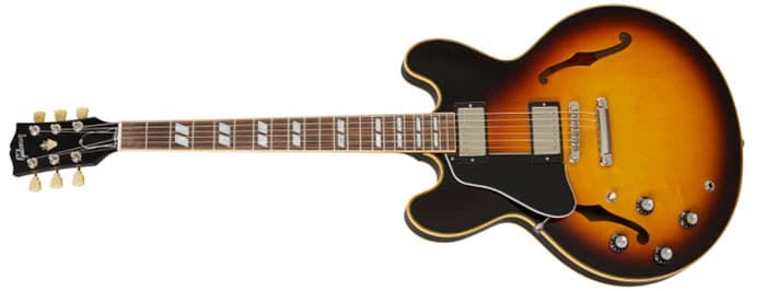 Left Handed Gibson Guitars - ES-345 (Vintage Burst)