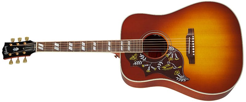 Left Handed Gibson Acoustic Guitars - Hummingbird Original (Heritage Cherry Sunburst)