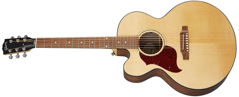 Left Handed Gibson Acoustic Guitars - J-185 EC Modern Walnut (Antique Natural)