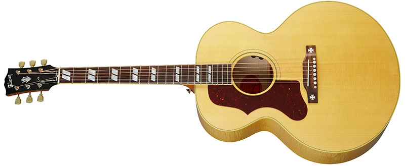 Left Handed Gibson Acoustic Guitars - J-185 Original (Antique Natural)