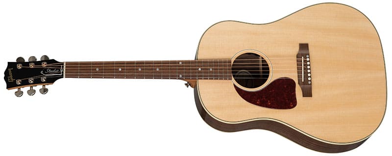 Left Handed Gibson Acoustic Guitars - J-45 Studio Walnut (Antique Natural)