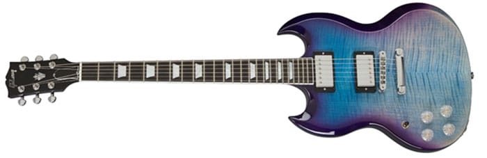 Left Handed Gibson Guitars - SG Modern (Blueberry Fade)