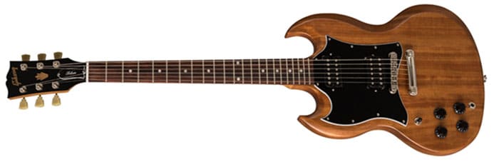 Left Handed Gibson Guitars - SG Tribute (Natural Walnut)