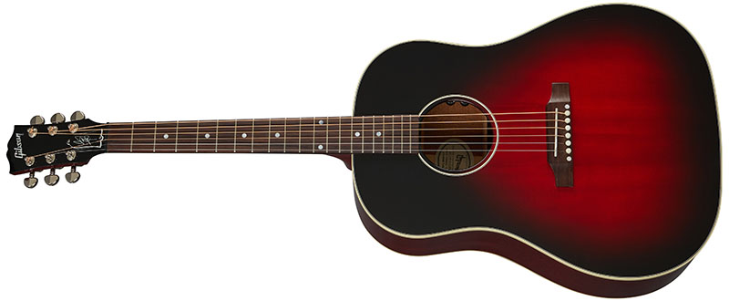 Left Handed Gibson Acoustic Guitars - Slash J-45 (Vermillion Burst)
