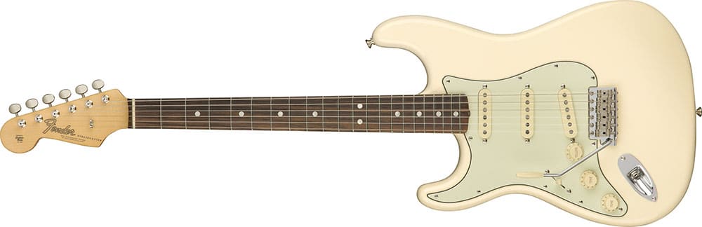 Left Handed Fender Guitars - American Original '60s Stratocaster (Olympic White)
