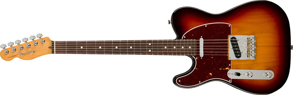 Left Handed Fender Guitars - American Professional II Telecaster (3-Color Sunburst)