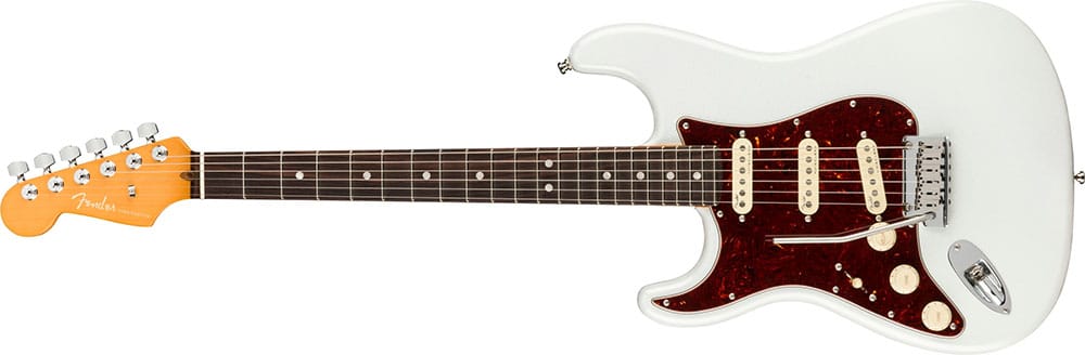Left Handed Fender Guitars - American Ultra Stratocaster (Arctic Pearl)