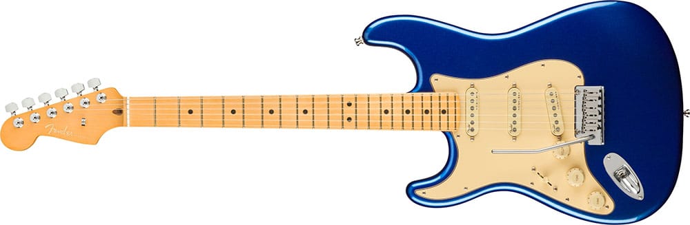 Left Handed Fender Guitars - American Ultra Stratocaster (Cobra Blue)