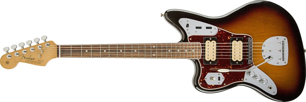 Left Handed Fender Guitars - Kurt Cobain Jaguar (3-Color Sunburst)