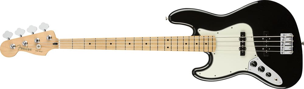 Left Handed Fender Guitars - Player Jazz Bass (Black)