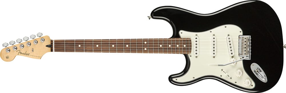Left Handed Fender Guitars - Player Stratocaster (Black)