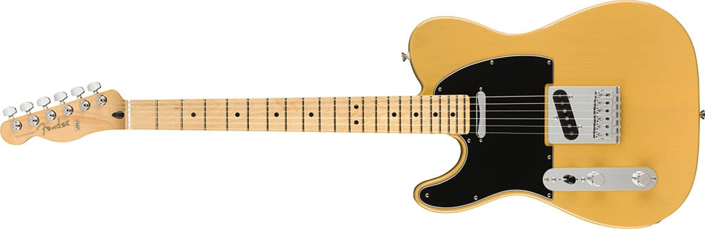 Left Handed Fender Guitars - Player Telecaster (Butterscotch Blonde)