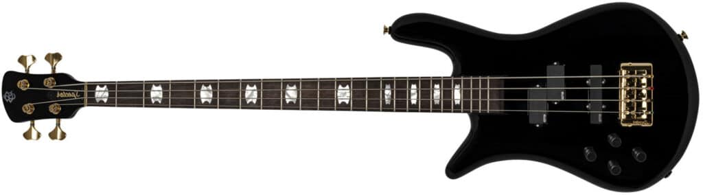 Left Handed Spector Bass Guitars - Euro 4 Classic (Black)
