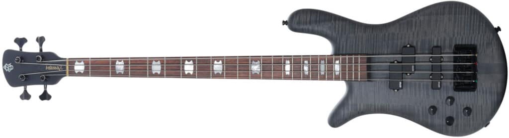 Left Handed Spector Bass Guitars - Euro4 LX (Trans Black Stain)