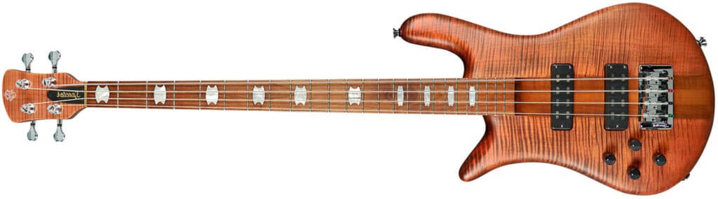 Left Handed Spector Bass Guitars - Euro 5 RST (Sienna Stain)