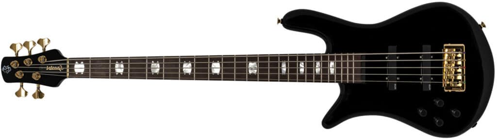 Left Handed Spector Bass Guitars - Euro 5 Classic (Black)
