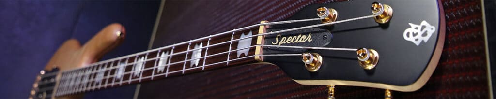 Photo of a Spector bass guitar