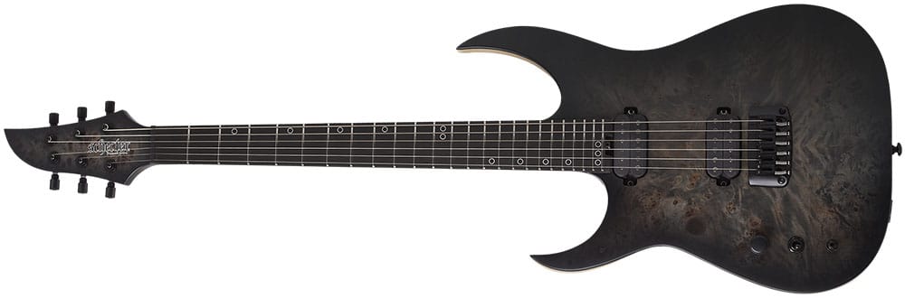 Left Handed Schecter Guitars - Keith Merrow KM-6 MK-III Artist LH (Trans Black Burst)